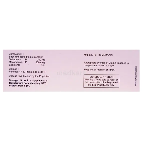 nurokind g 300mg tablet 10's